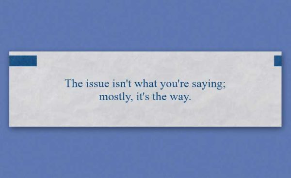 Fortune cookie fortune on blue background