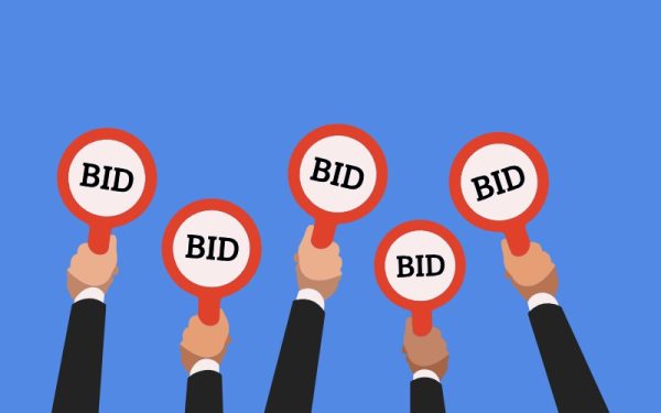 Auction bid hands
